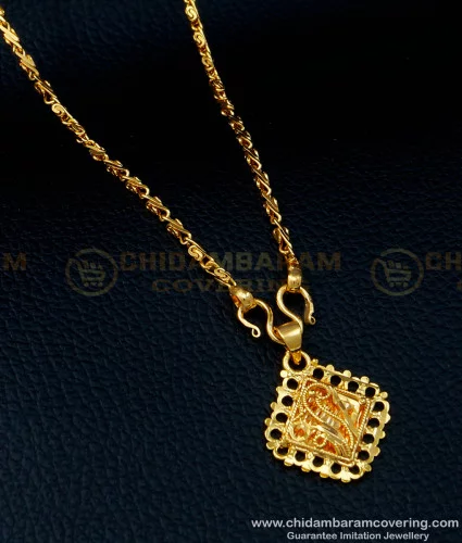 Gold chain deals with heart dollar